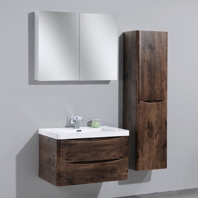 

Мебель для ванной BelBagno Ancona-N 80 rovere more подвесная