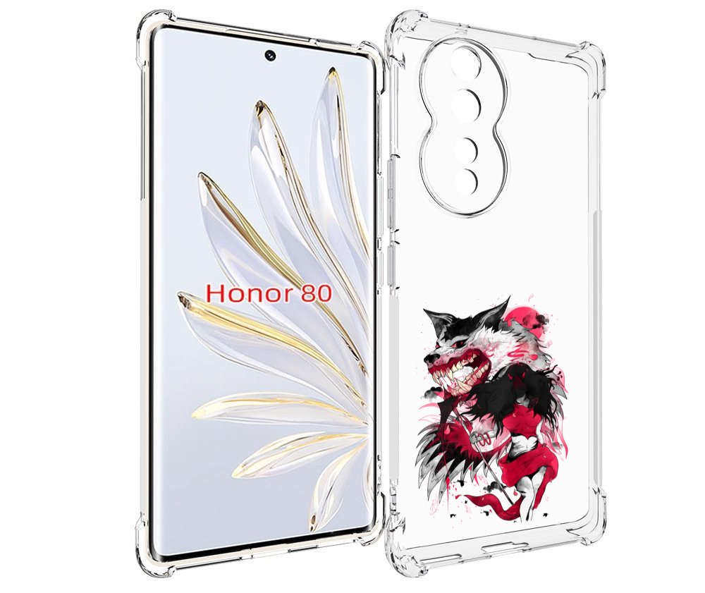 

Чехол MyPads красная шапочка для Honor 80, Прозрачный, Tocco