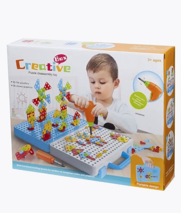 Конструктор с инструментами Феникс Toys Creative Box: 275 деталей, 1000333