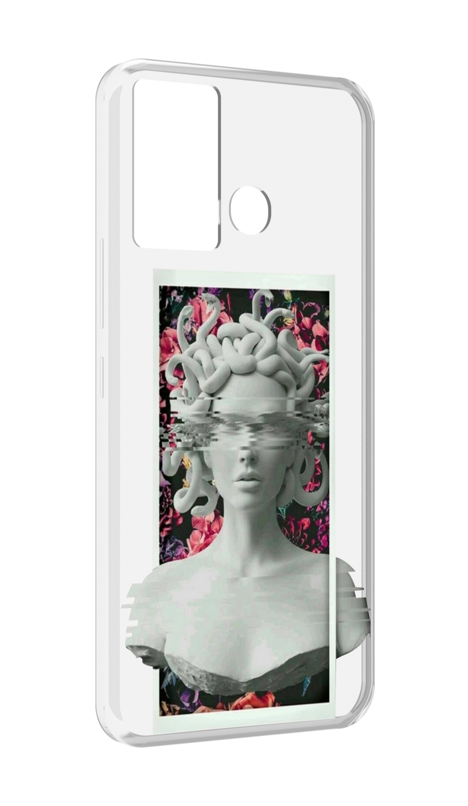 

Чехол MyPads статуя-медузы для Infinix Hot 12 Play, Прозрачный, Tocco