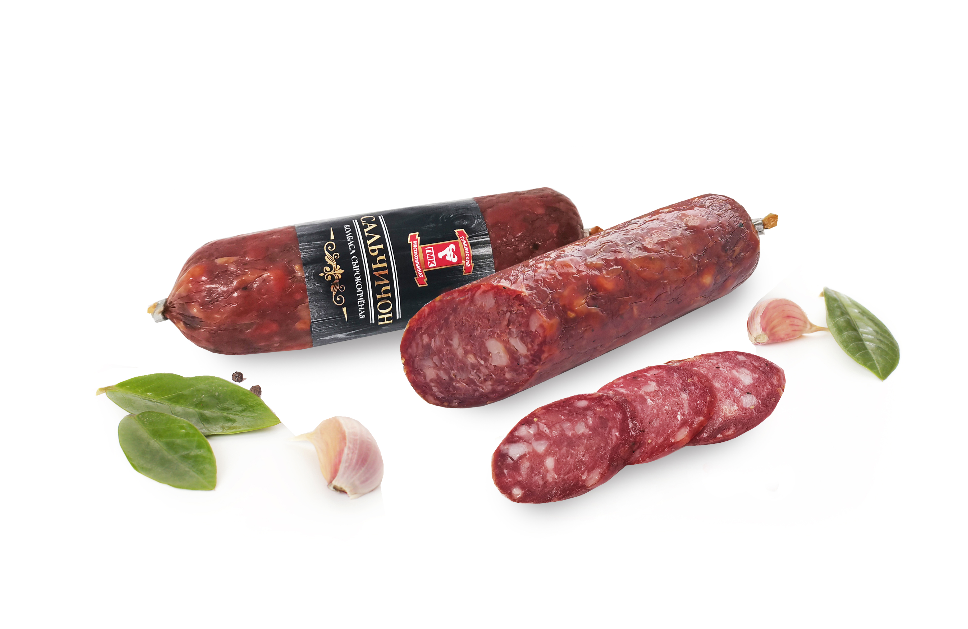 

Колбаса сырокопчёная Губкинский мясокомбинат сальчичон, 270-300 г