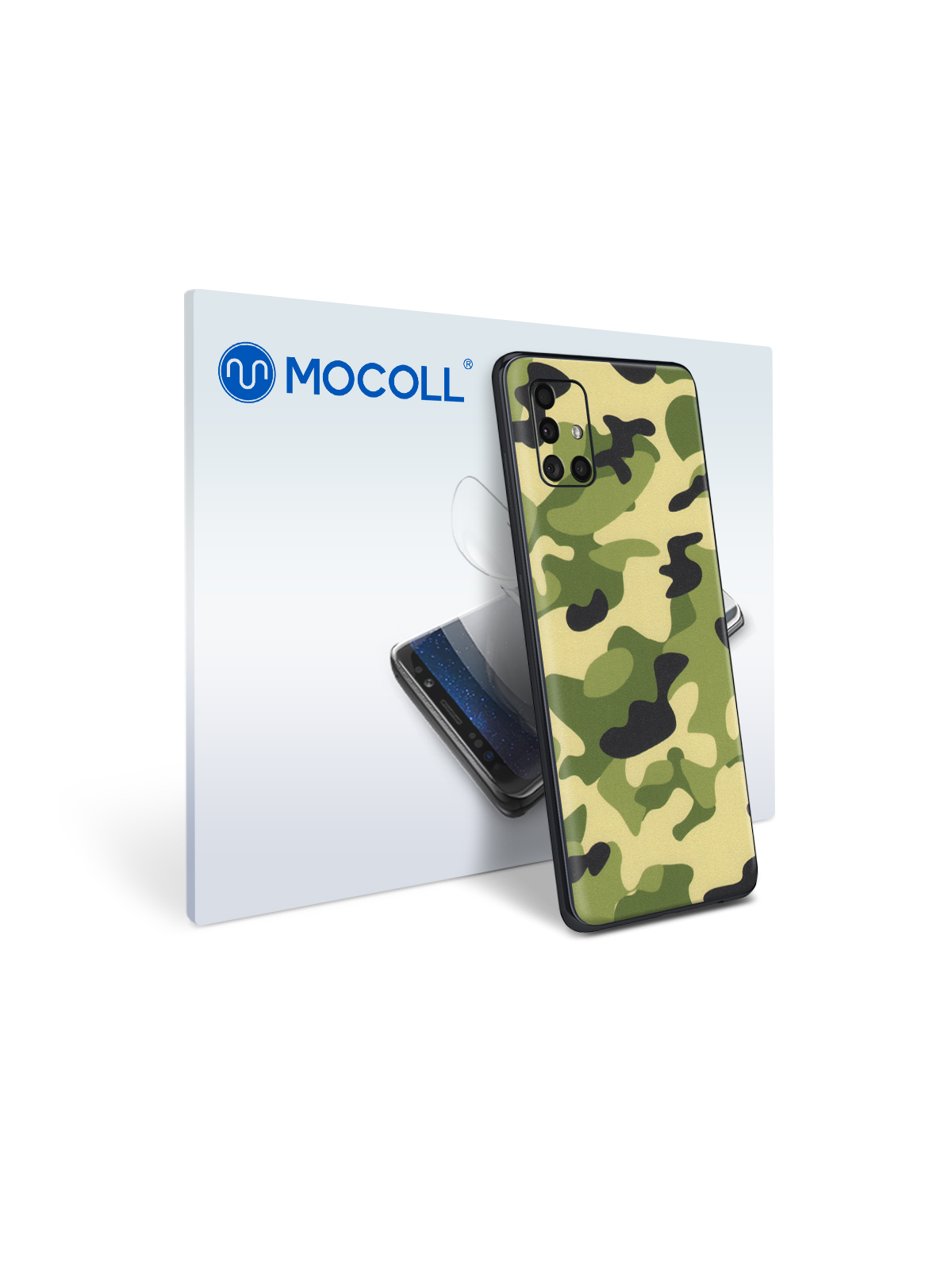 

Пленка защитная MOCOLL для задней панели Samsung Galaxy M11 Металлик Голубой