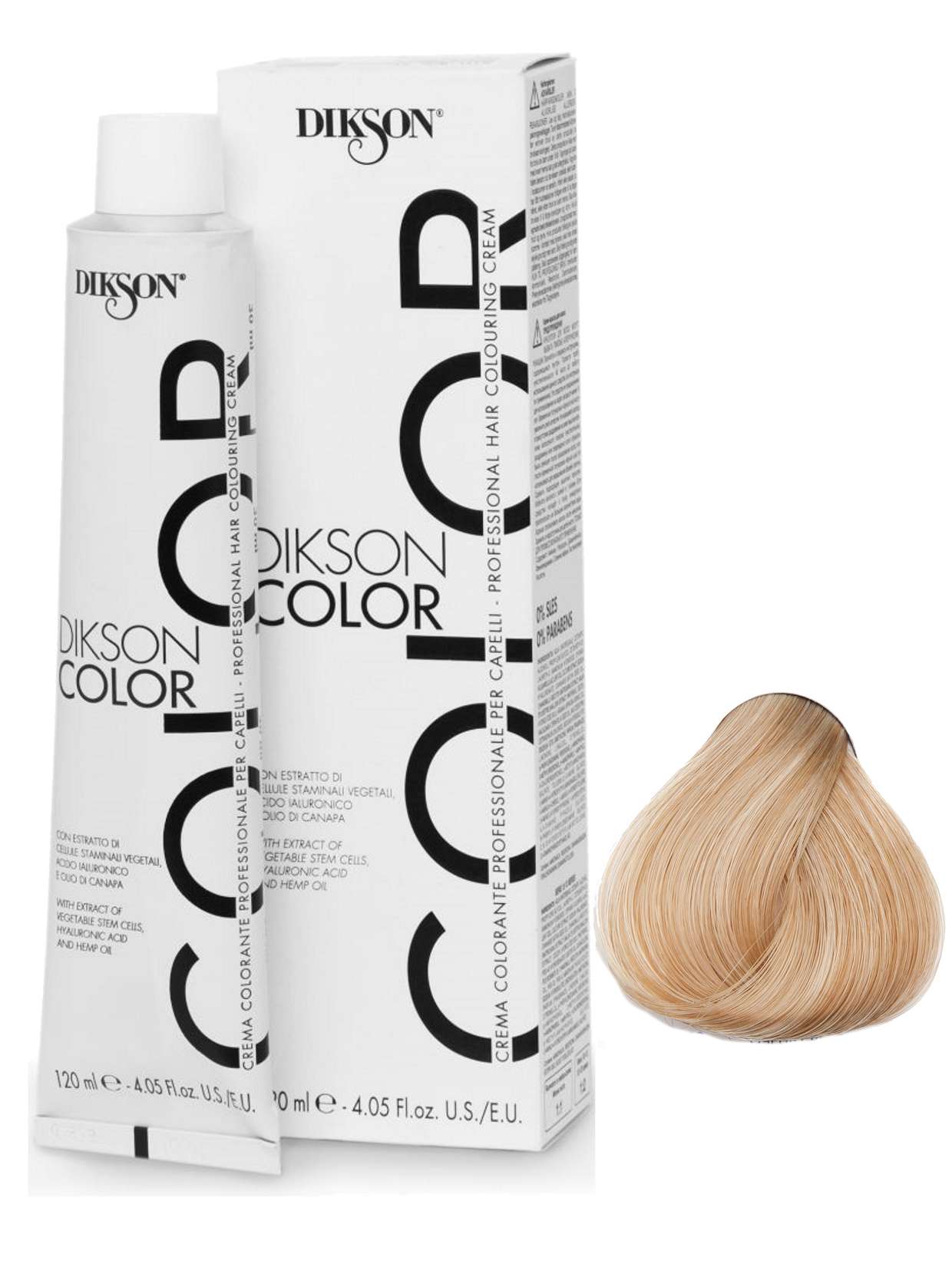 Крем-краска Dikson, COLOR для окрашивания волос 9.0 очень светло-русый 120 мл краска для граффити arton 400 мл в аэрозоле cannabis