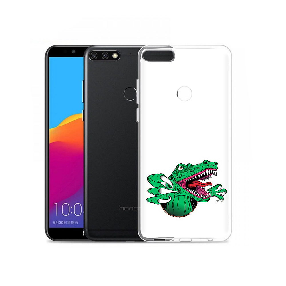 

Чехол MyPads Tocco для Honor 7C Pro крокодил (PT113786.47.417), Прозрачный, Tocco