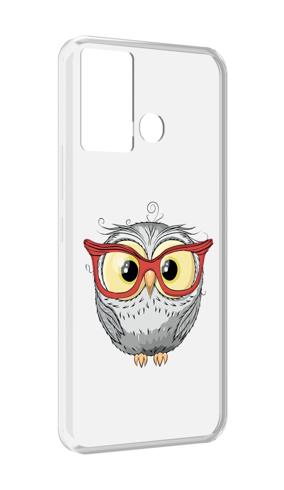 

Чехол MyPads сова-в-красных-очках для Infinix Hot 12 Play, Прозрачный, Tocco