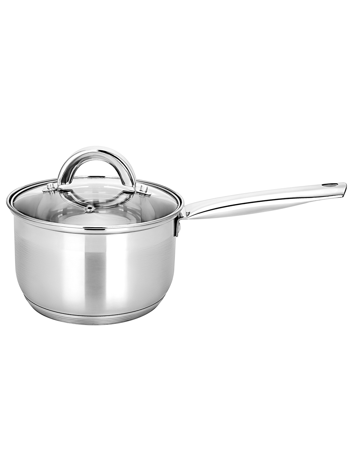 

Ковш кухонный Appetite Rondy с крышкой, нержавеющая сталь, 2,1 л, Серебристый