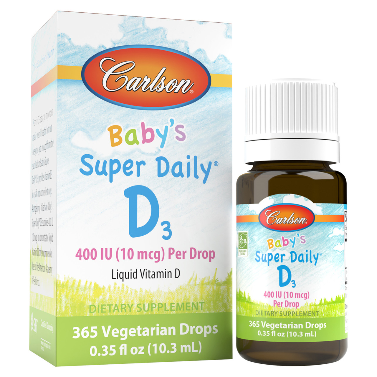 Витамин D3 Carlson Labs для детей 365 капель