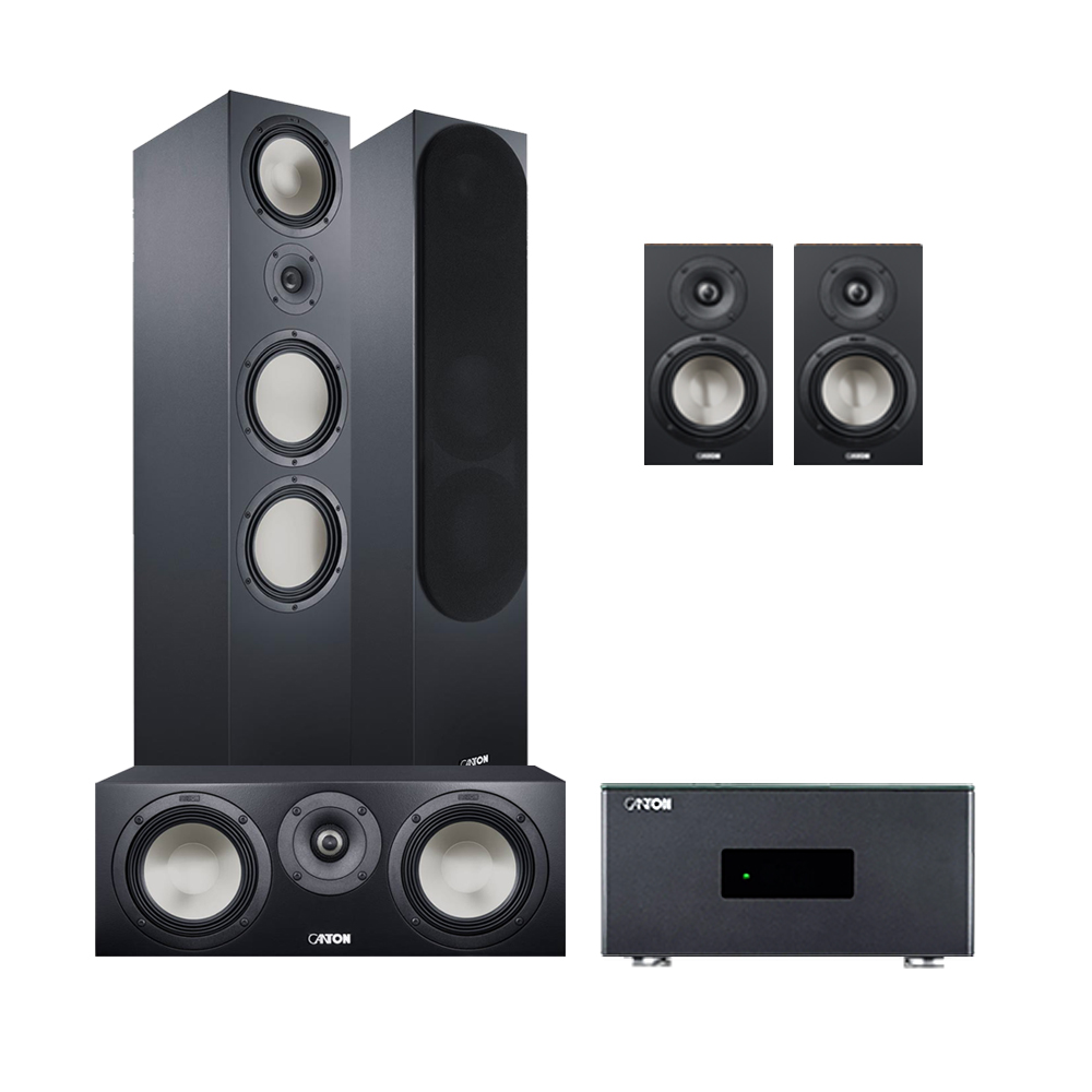

Комплект акустики 5.1 CANTON Smart Cinema GLE I, black