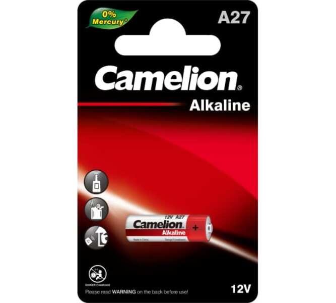 Батарейка Алкалиновая Plus Alkaline A27 12v Упаковка 1 Шт. Lr27a-Bp1 Camelion 12829 Cameli