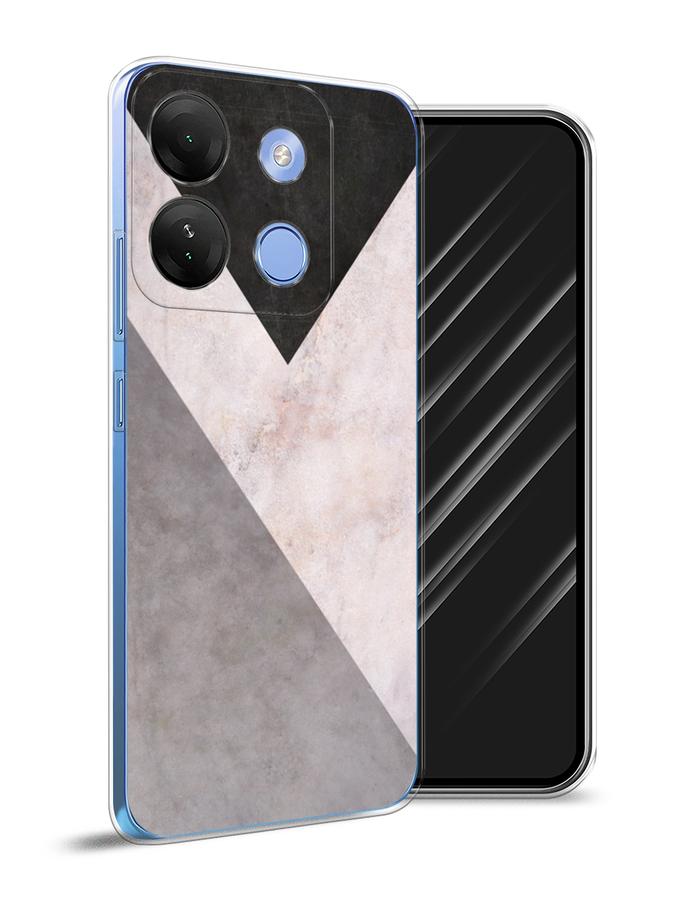 

Чехол Awog на Infinix Smart 7 HD "Геометричный мрамор", Бежевый, 3103850-3