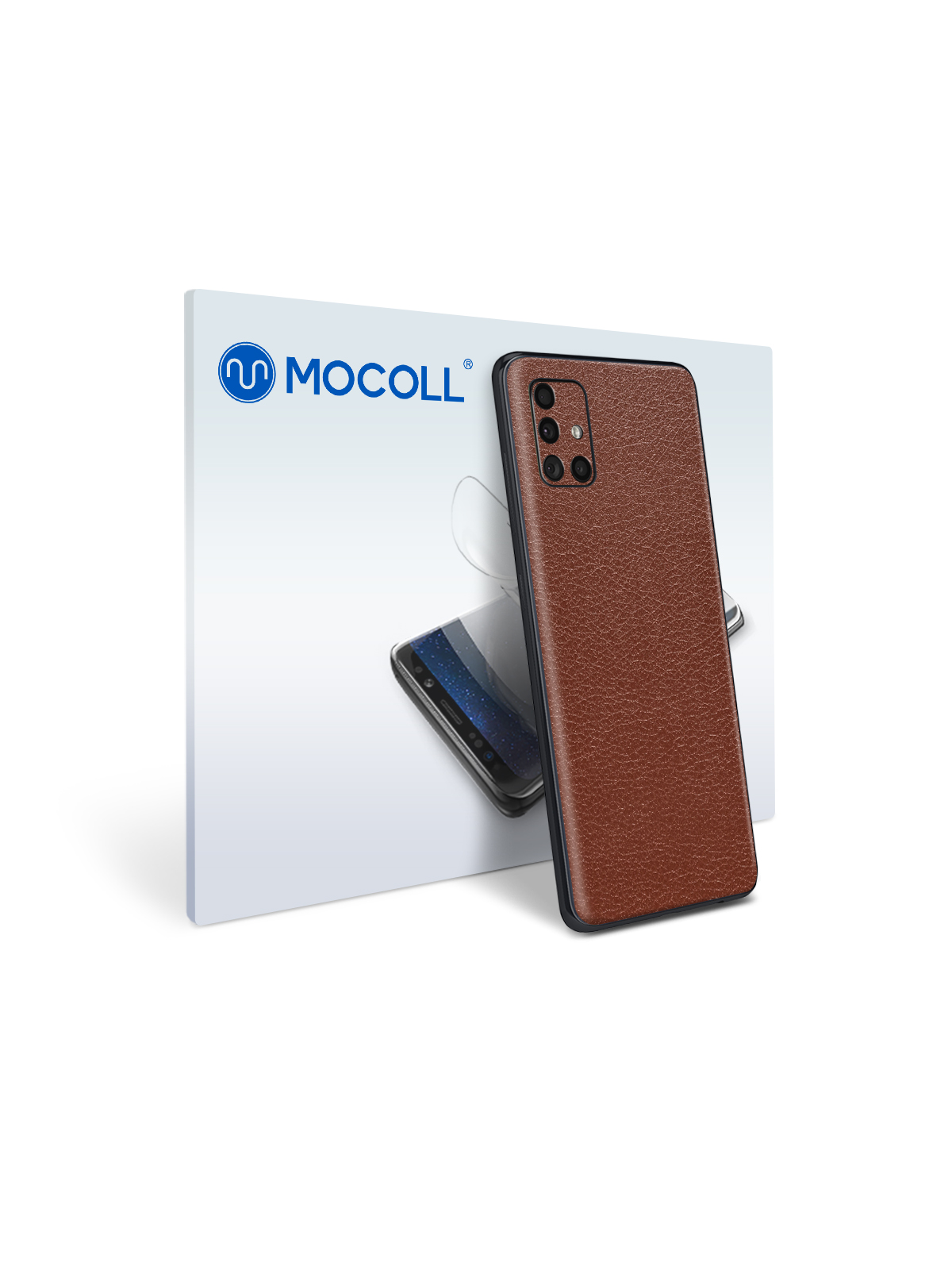 

Пленка защитная MOCOLL для задней панели Samsung Galaxy M01 Карбон Красный