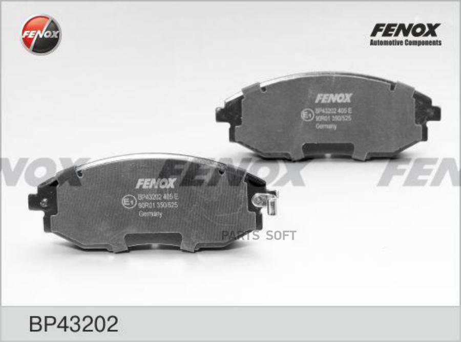 

Колодки Дисковые Передние Chevrolet Epica 2.0-2.5i/2.0d 05> FENOX BP43202 Bp43202