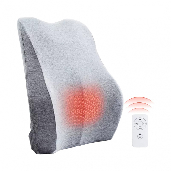 фото Ортопедическая подушка для спины и поясницы xiaomi hot compress simulation massage lumbar 8h