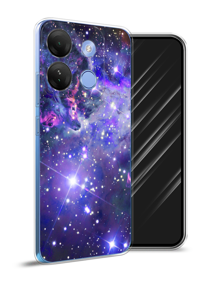 

Чехол Awog на Infinix Smart 7 HD "Яркая галактика", Фиолетовый, 3103850-4