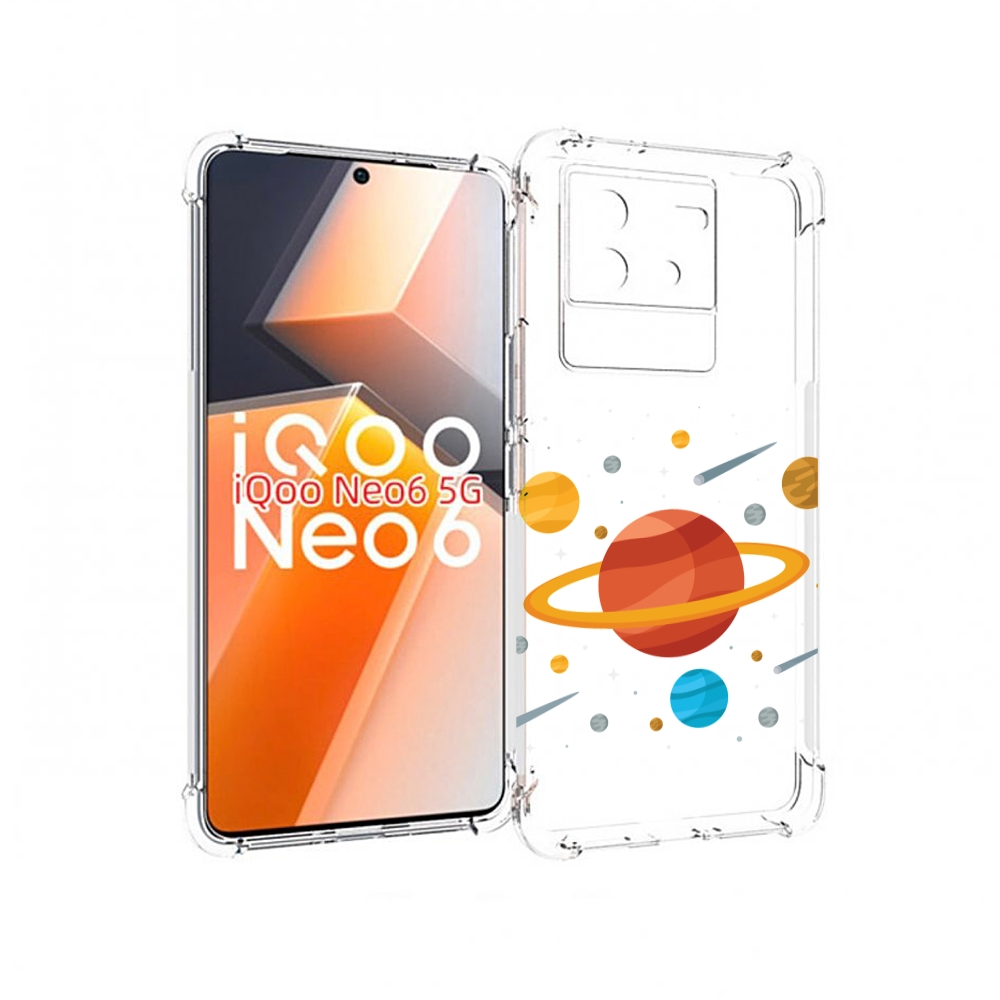 

Чехол MyPads Планета-Сатурн для Vivo iQoo Neo 6 5G, Прозрачный, Tocco