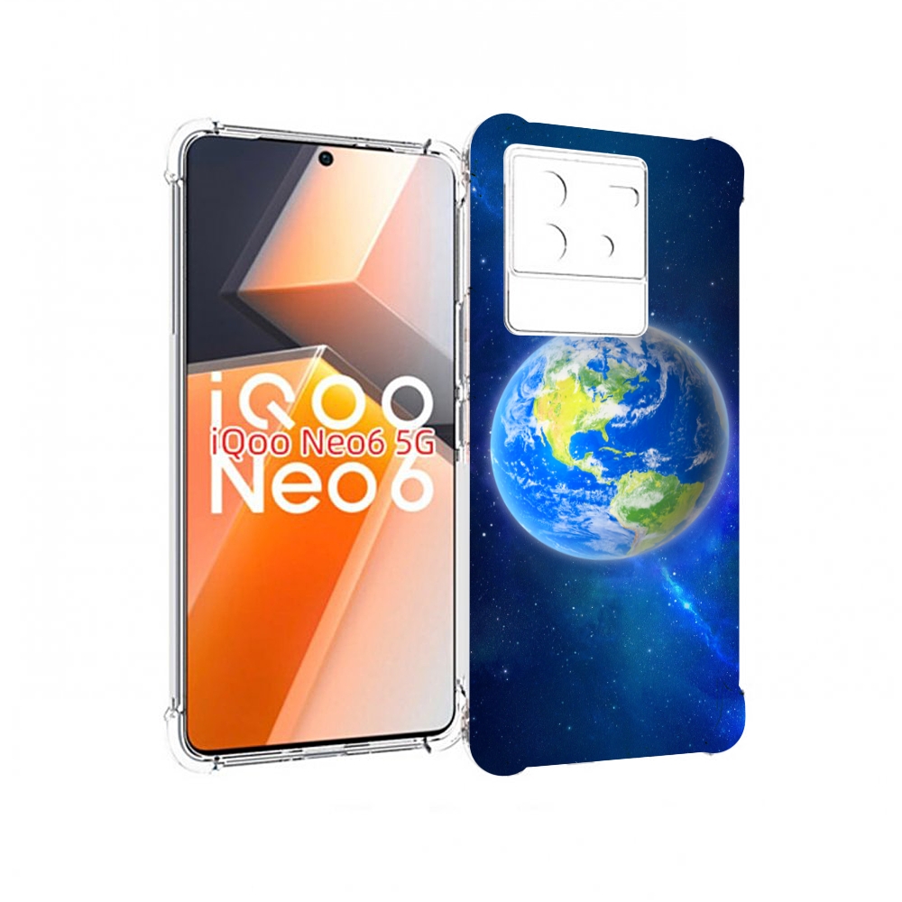 

Чехол MyPads Планета-Земля для Vivo iQoo Neo 6 5G, Прозрачный, Tocco