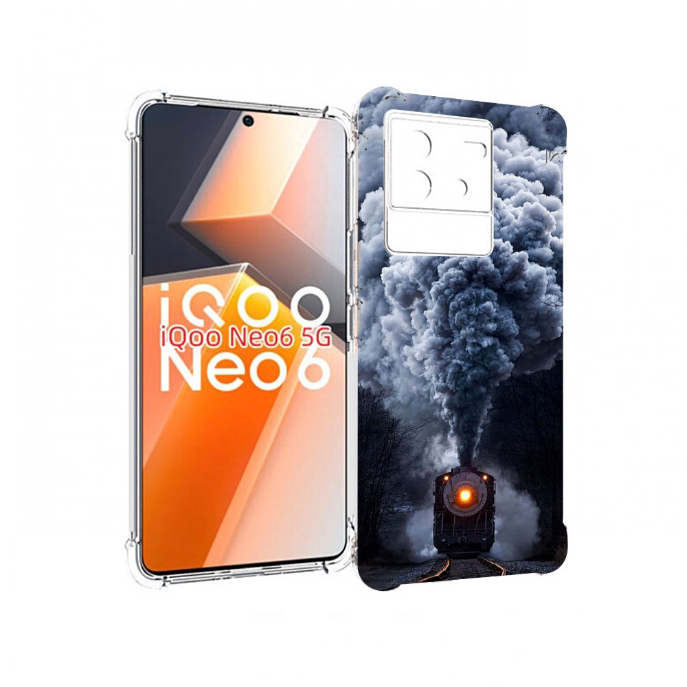 

Чехол MyPads Паровоз для Vivo iQoo Neo 6 5G, Прозрачный, Tocco