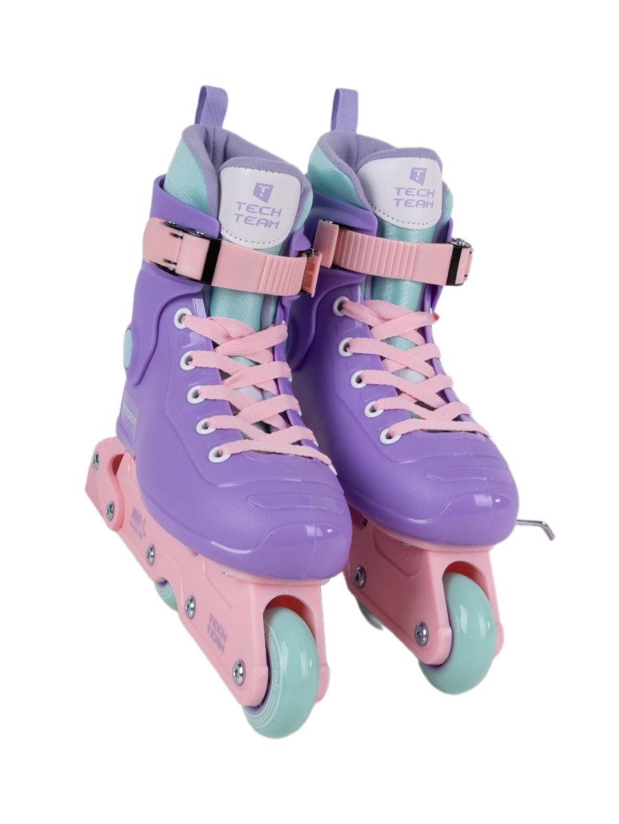 Роликовы коньки раздвижные Tech Team OverdrivePink Pink/purple 39-42