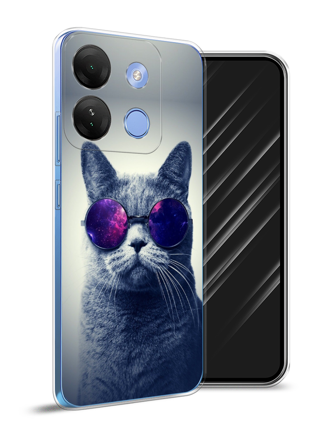 

Чехол Awog на Infinix Smart 7 HD "Космический кот", Бордовый, 3103850-1