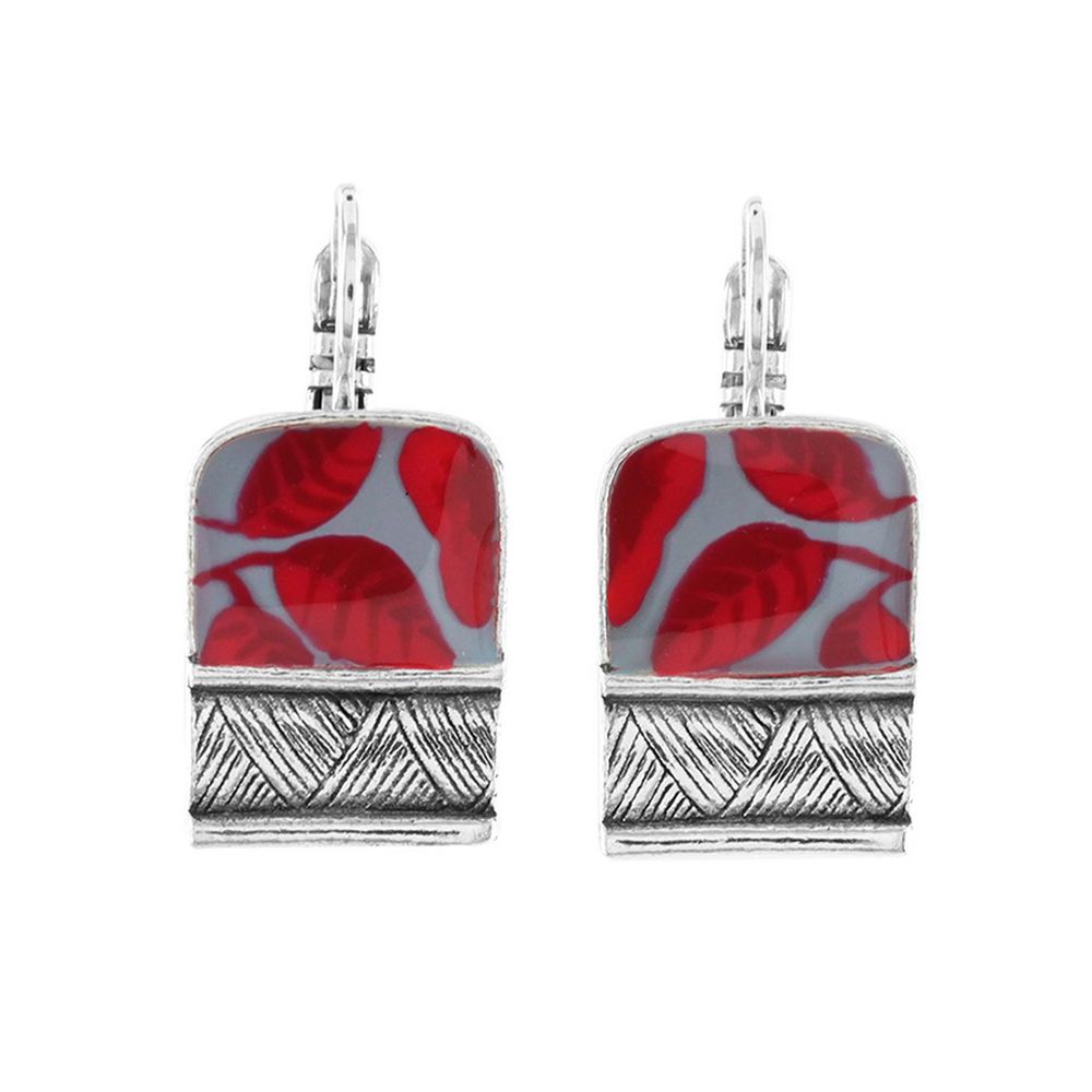 

Серьги из бижутерного сплава с эмалью/смолой TARATATA TT-H21-10764-103, TT-H21-10764-103