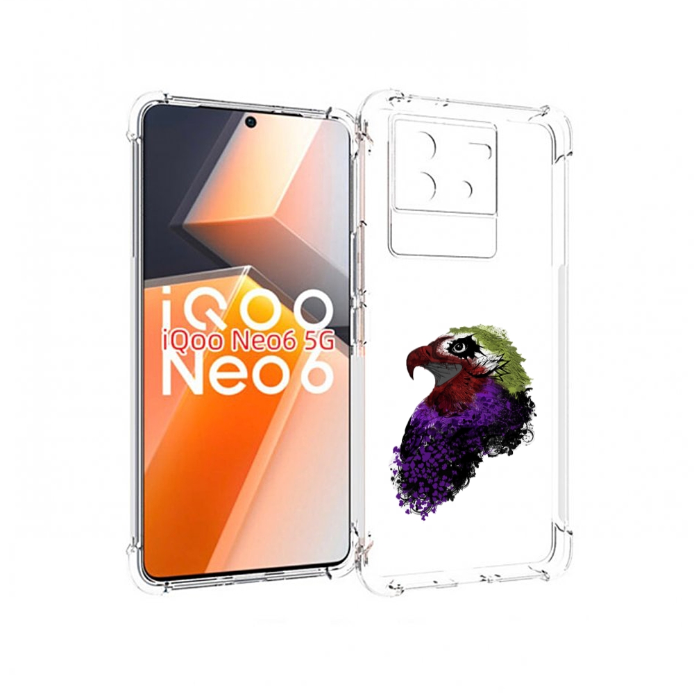 

Чехол MyPads Орел для Vivo iQoo Neo 6 5G, Прозрачный, Tocco