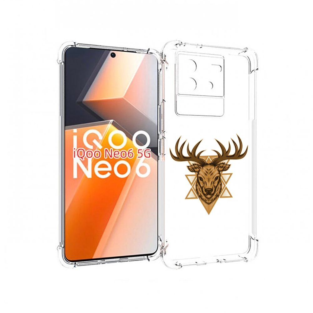 

Чехол MyPads Олень для Vivo iQoo Neo 6 5G, Прозрачный, Tocco