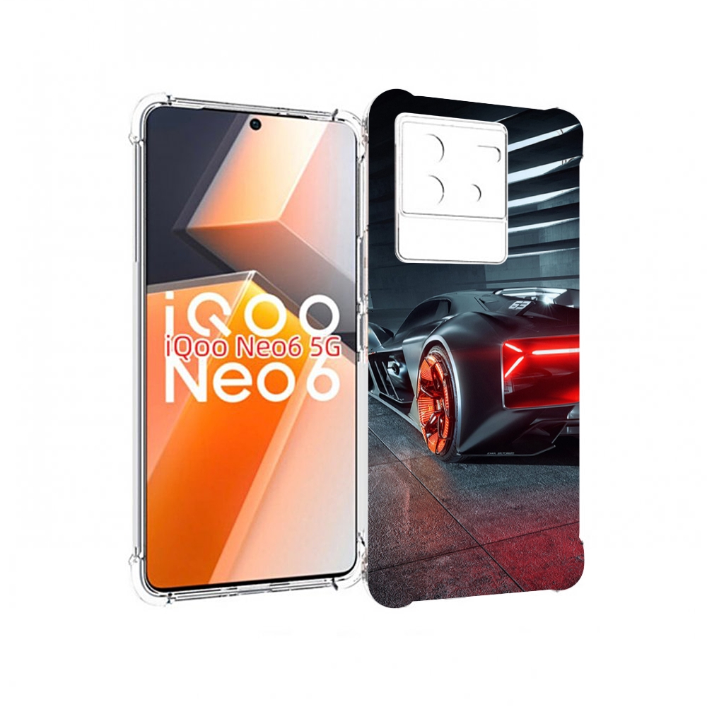 

Чехол MyPads Ночной-город мужской для Vivo iQoo Neo 6 5G, Прозрачный, Tocco