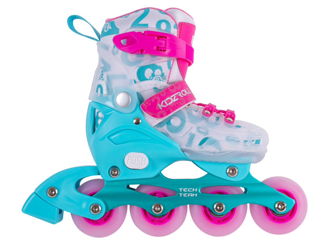 

Роликовы коньки раздвижные Tech Team KidzrollDark Pink 36-39, Kidzroll