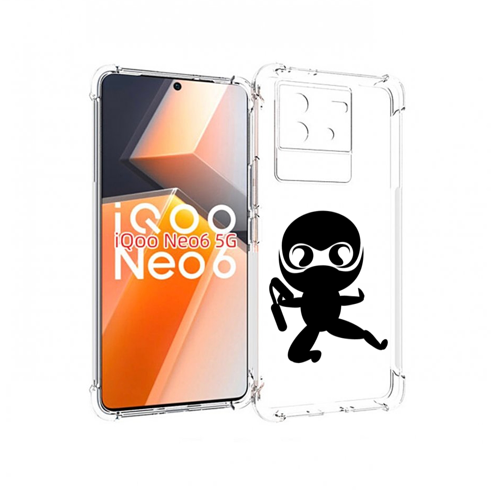 

Чехол MyPads Ниндзя для Vivo iQoo Neo 6 5G, Прозрачный, Tocco