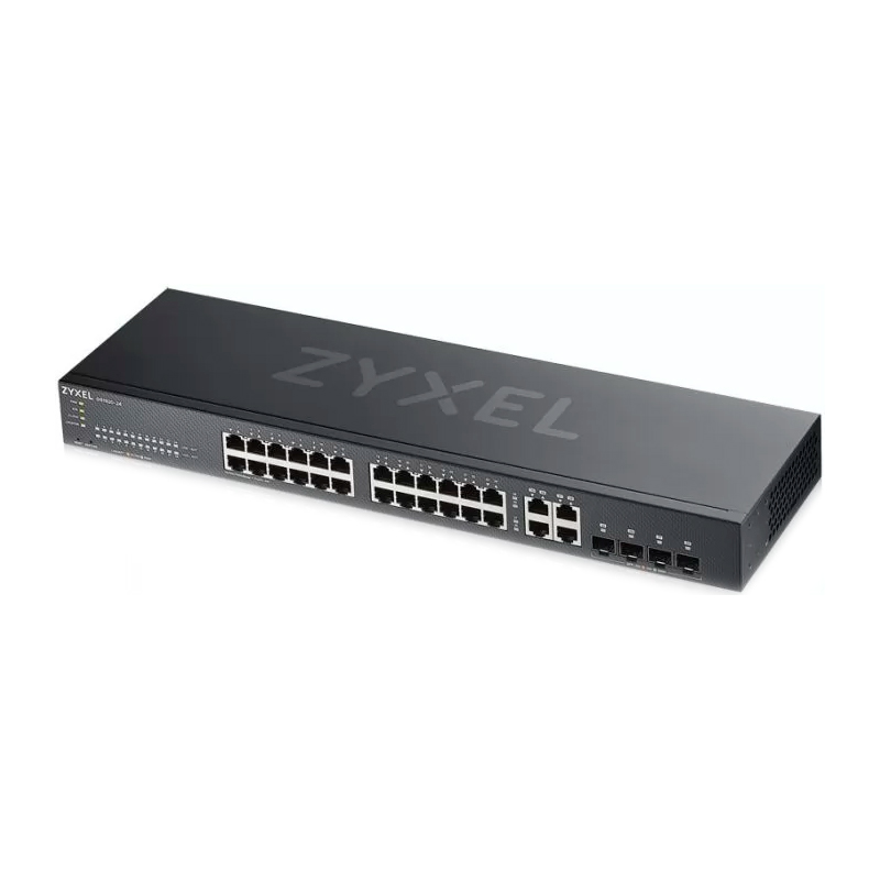 

Коммутатор ZYXEL GS1920-24V2-EU0101F черный, GS1920-24V2-EU0101F