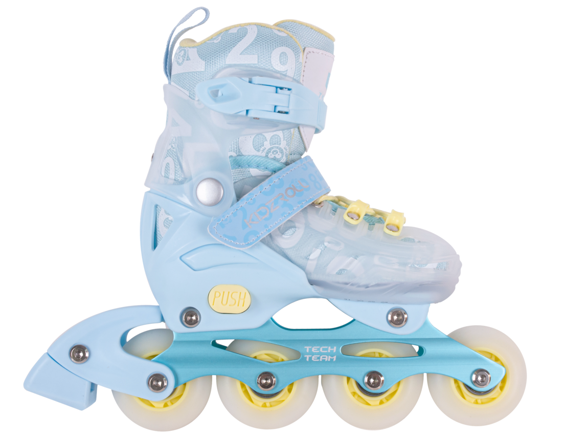 Роликовы коньки раздвижные Tech Team Kidzroll Celadon 36-39