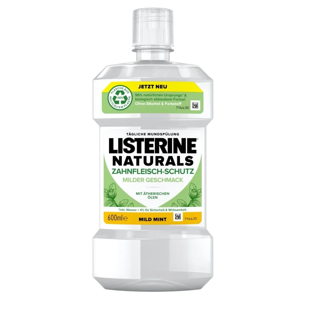 Ополаскиватель для полости рта зубов и десен Listerine Naturals 600 мл