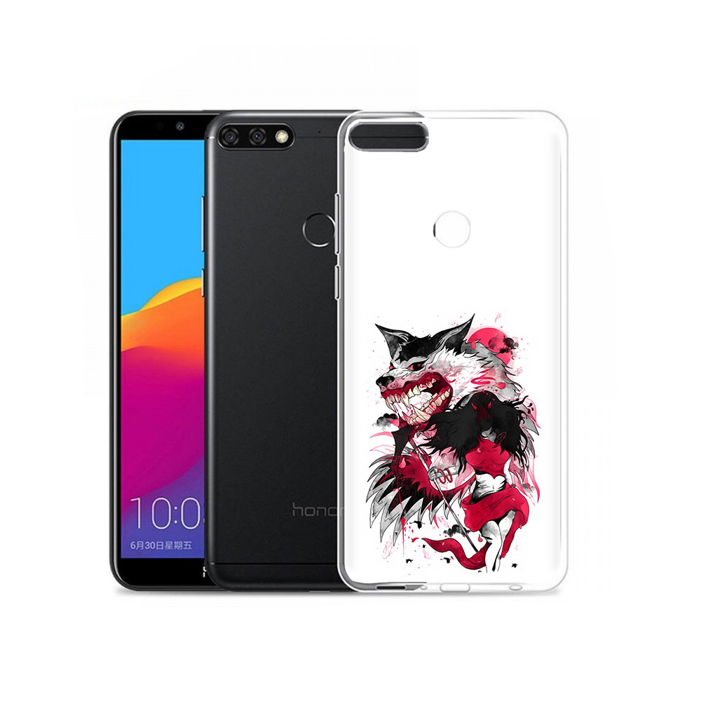 

Чехол MyPads Tocco для Honor 7C Pro красная шапочка (PT113786.47.410), Прозрачный, Tocco