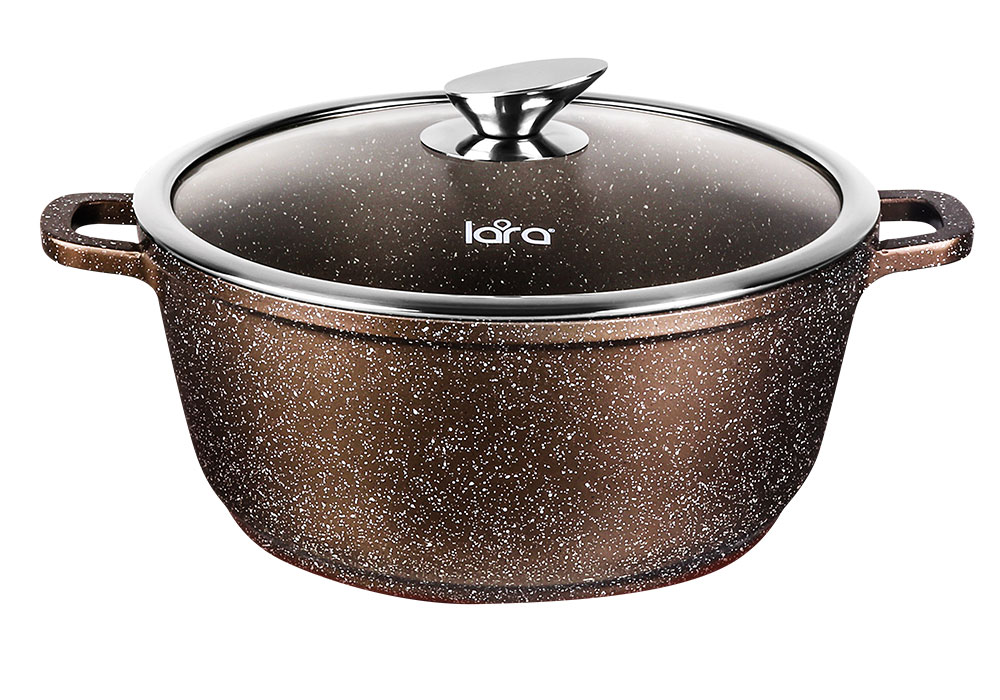 

Кастрюля Lara LR02-203 3,1 л коричневый, Rio 22х10см, 3,1л (LR02-203 CHOCO)