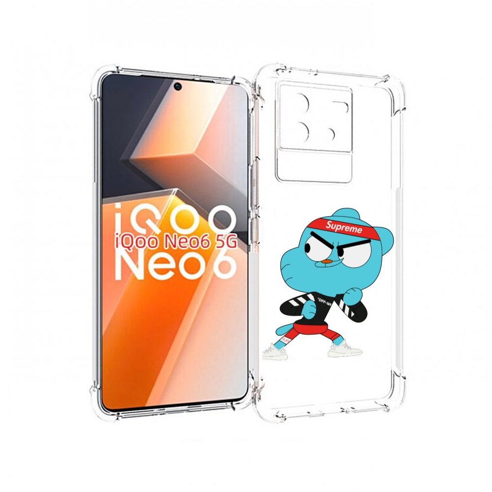 

Чехол MyPads Модный-Гамбол для Vivo iQoo Neo 6 5G, Прозрачный, Tocco