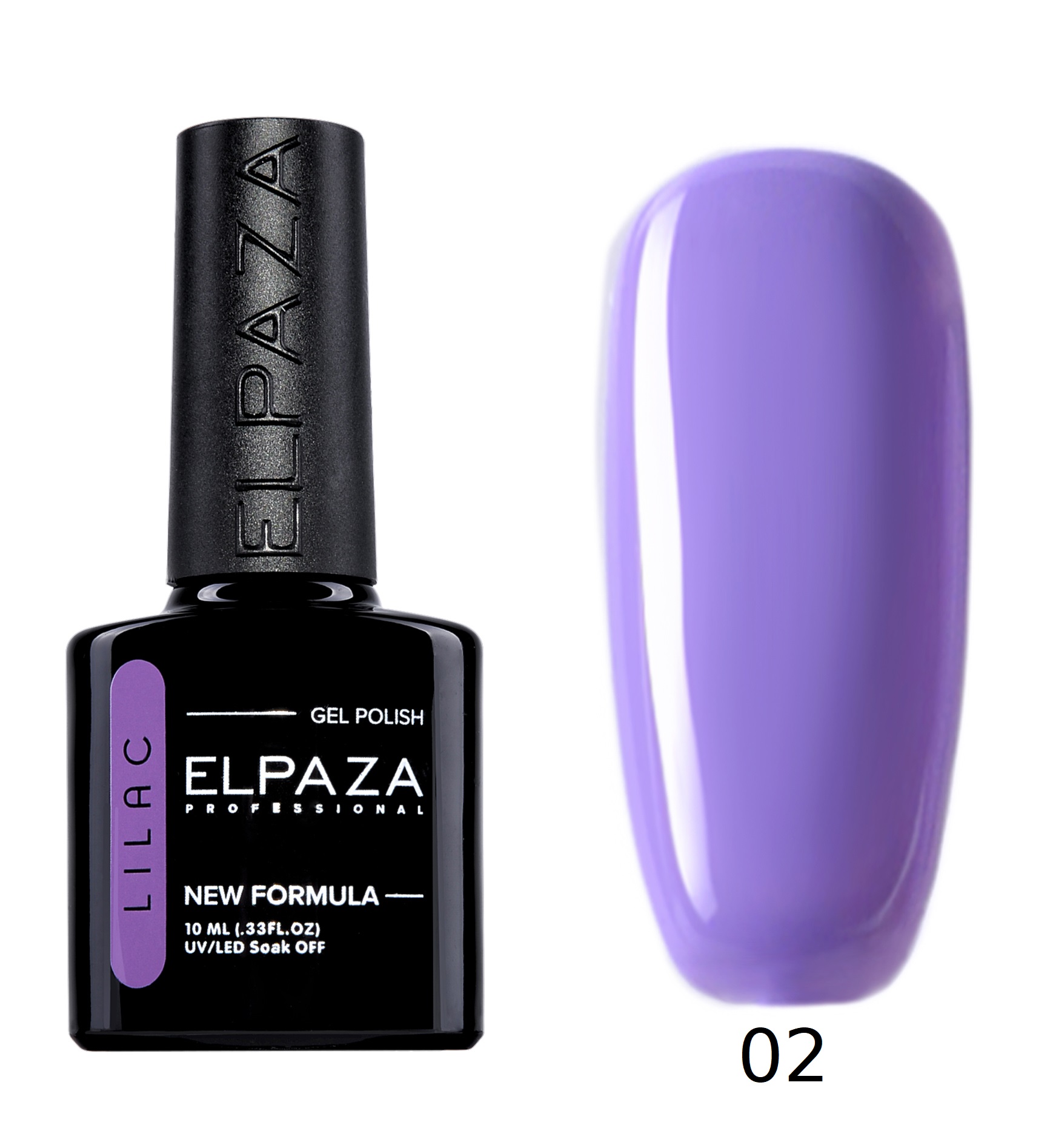 Гель лак для ногтей ELPAZA LILAC 02 10 мл