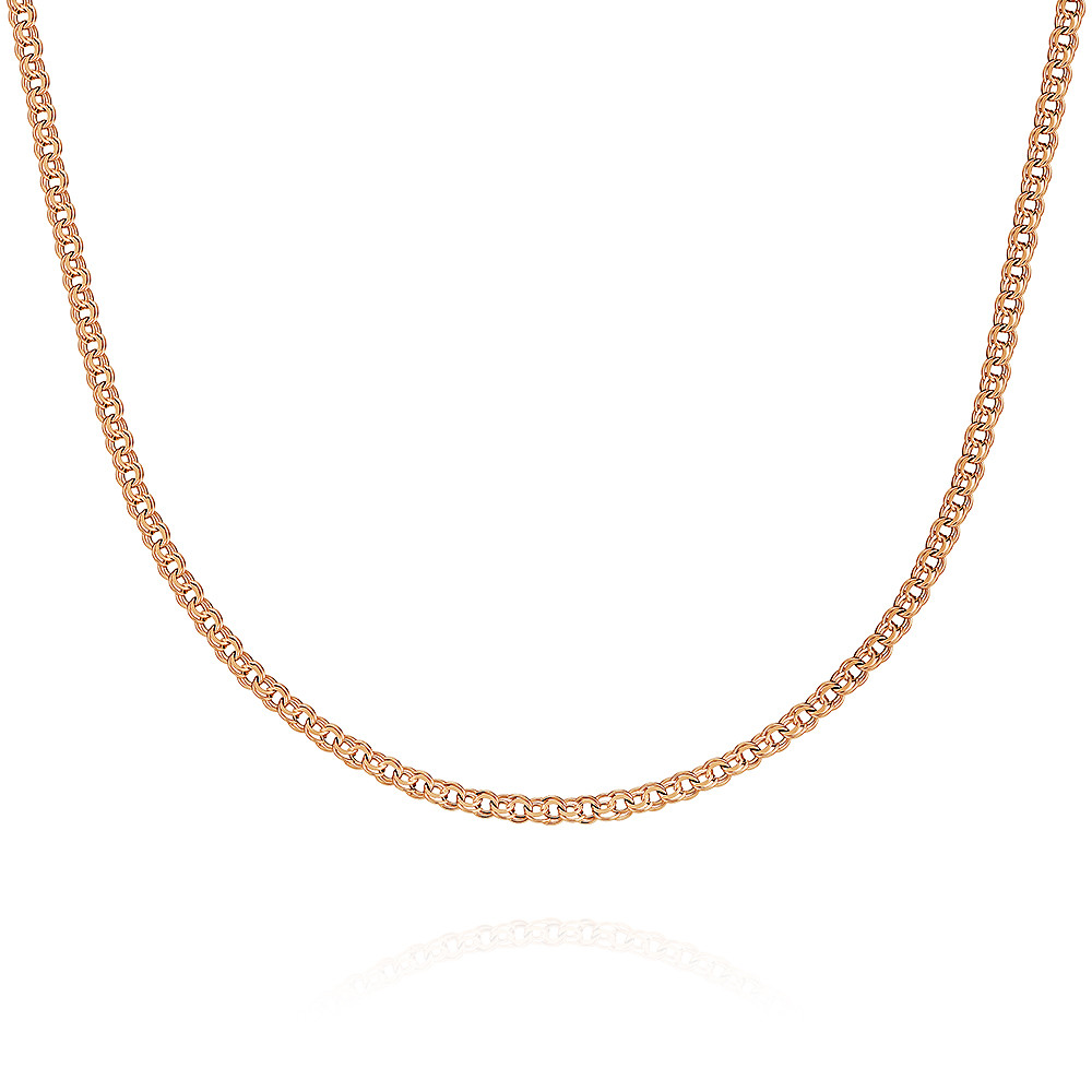 

Цепочка из красного золота 50 см ADAMAS Ц038161/01-А507-01, Золотистый, Ц038161/01-А507-01