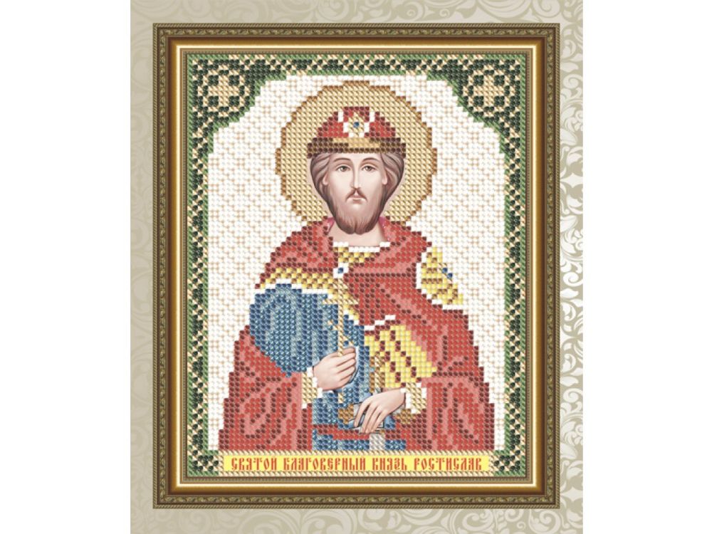 

Рисунок на ткани «Св. Благоверный князь Ростислав»