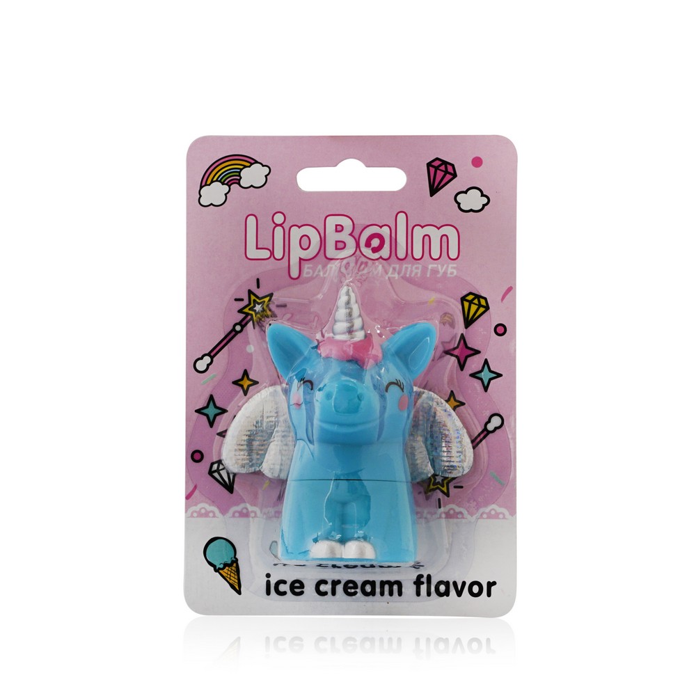 Бальзам для губ Lip Balm  Единорог  Голубой 2,7г