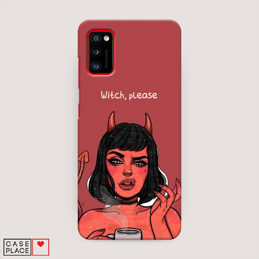 фото Пластиковый чехол "evil girl" на samsung galaxy a41 awog