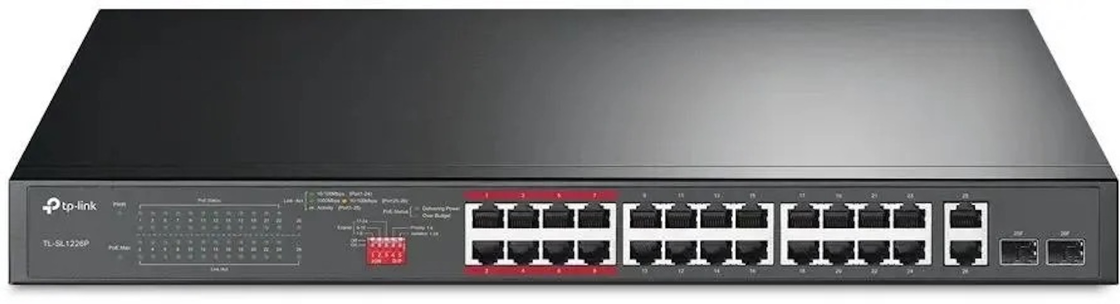 

Коммутатор TP-LINK TL-SL1226P, неуправляемый