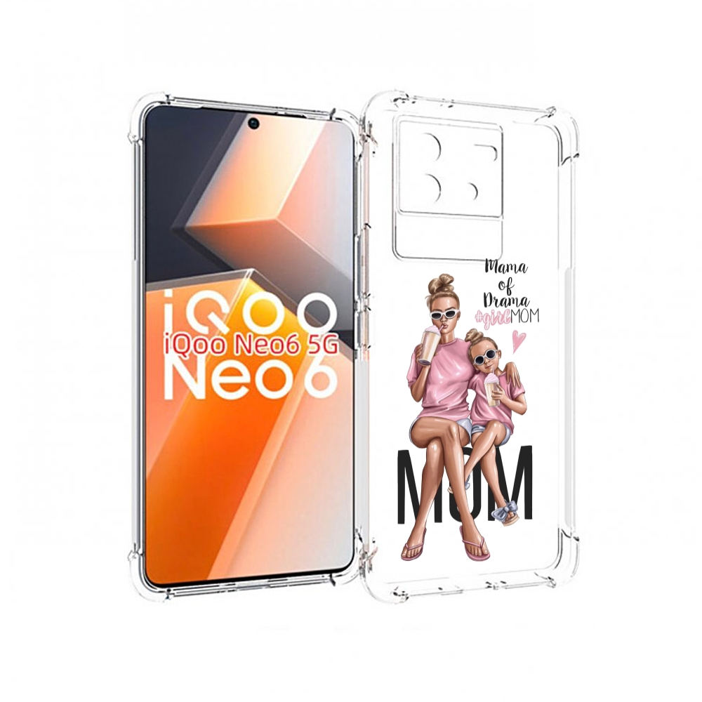 

Чехол MyPads Мама-мечты женский для Vivo iQoo Neo 6 5G, Прозрачный, Tocco