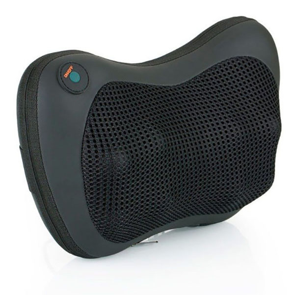 

Массажная подушка с ИК-прогревом Massage Pillow FITSTUDIO (8 мини-роликов, черная), Черный, Fitstudio