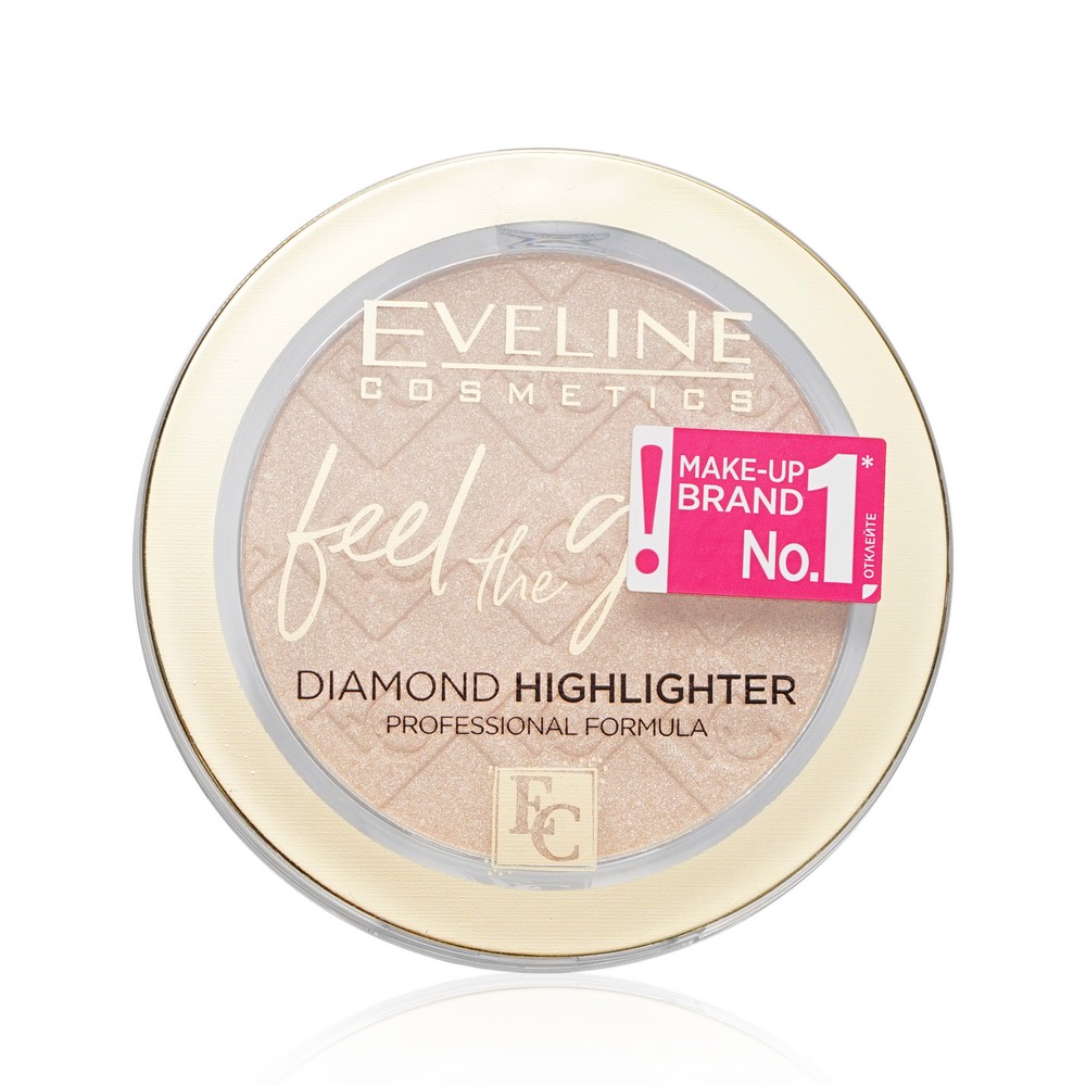 Хайлайтер для лица Eveline Feel the Glow 20 , 4,2г румяна для лица note luminous silk soft peach тон 04