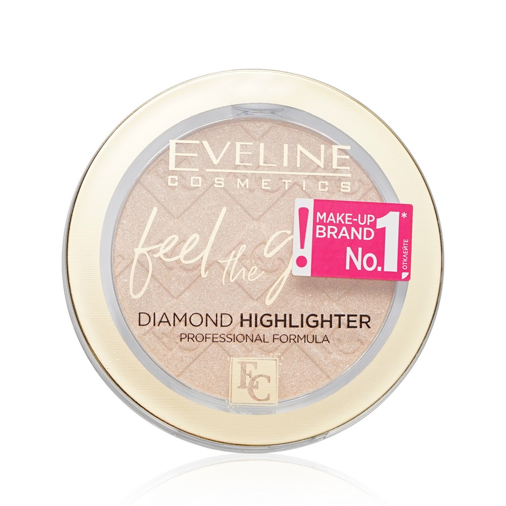 Хайлайтер для лица Eveline Feel the Glow 20 , 4,2г хайлайтер для лица younicorn let s glow 5 мл