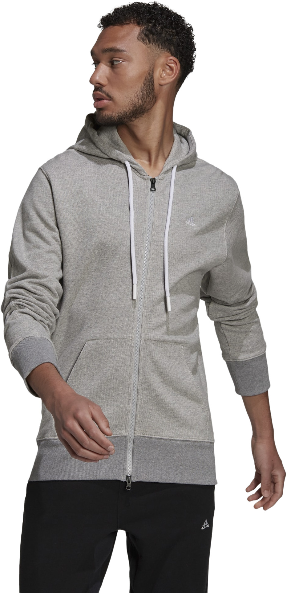 

Толстовка мужская Adidas H45371 серая 2XLT, H45371