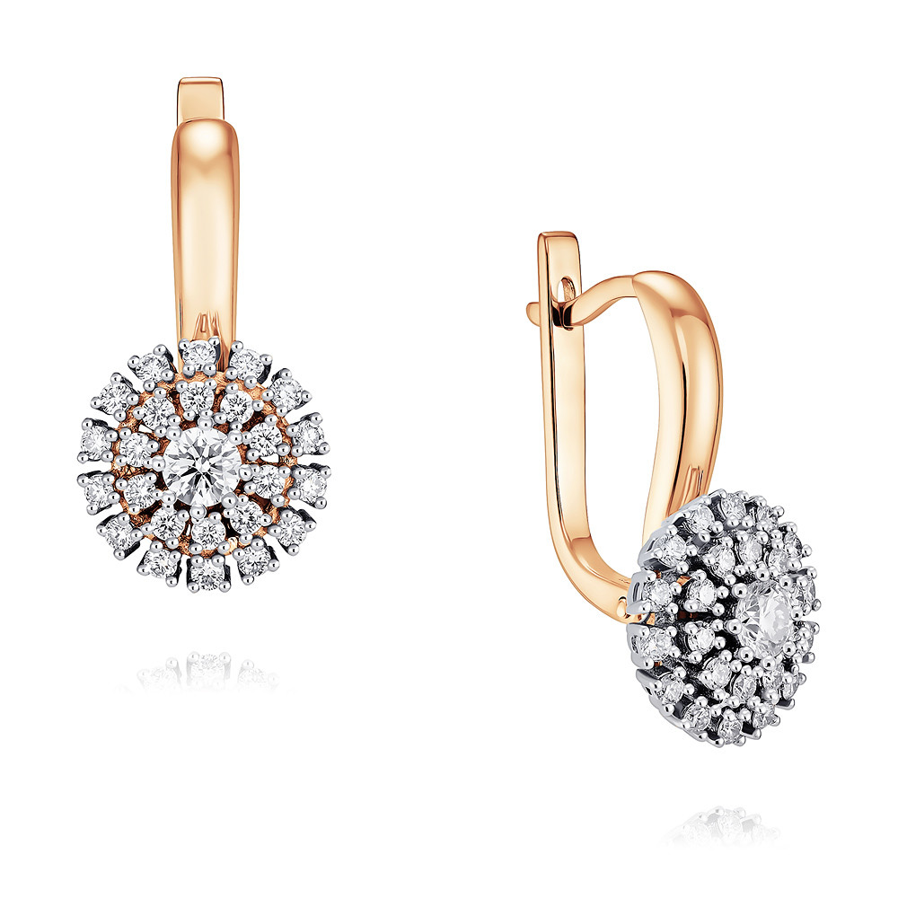 

Серьги из красного золота с бриллиантом ADAMAS 24035967/01-А50Д-41, 24035967/01-А50Д-41
