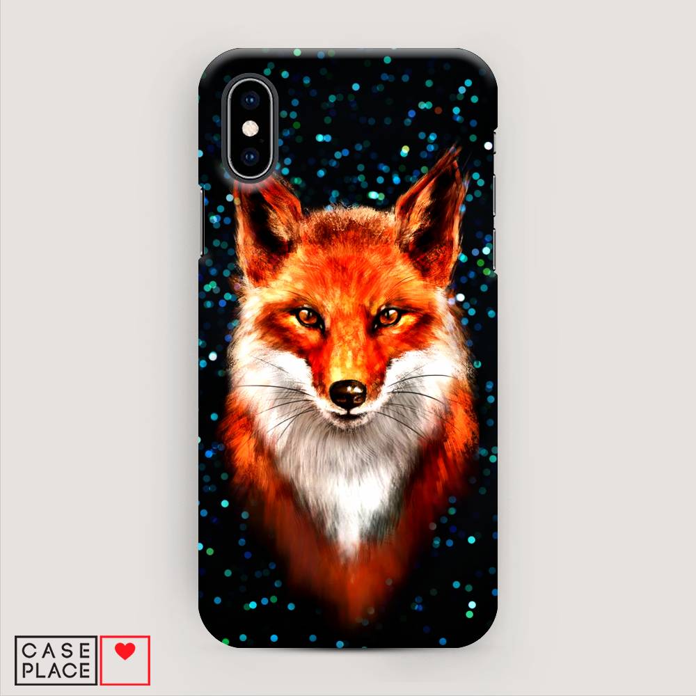 

Пластиковый чехол "Волшебная лиса" на Apple iPhone XS (10S), 11820-1