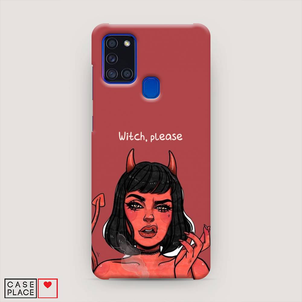 фото Пластиковый чехол "evil girl" на samsung galaxy a21s awog