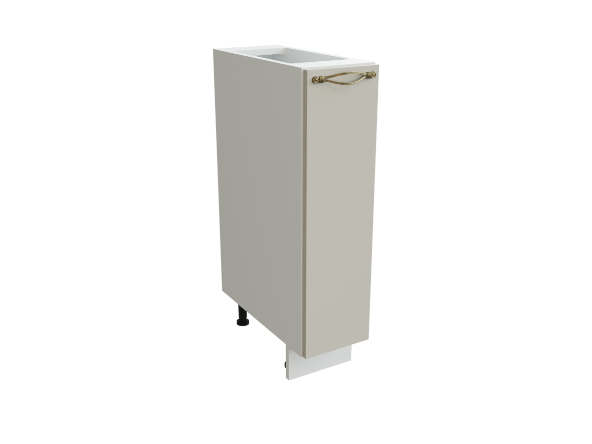 

Шкаф напольный бутылочница SURA Моцарт Кварц грей 20x47,8x81,6 арт.ММК-00001729, Серый